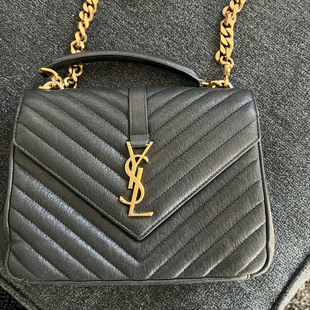 ❤️Sold❤️ YSL medium college bag